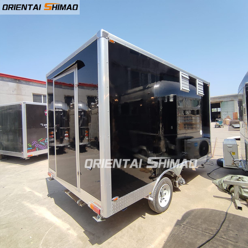 Oriental Shimao deep fryer food trailer australian standard fast  food truck for sale usa