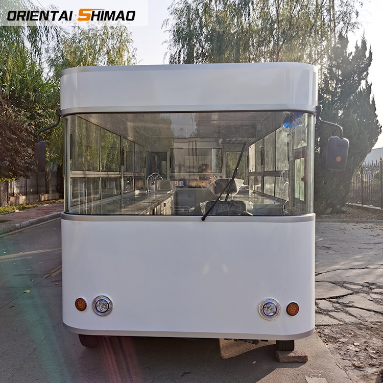 Factory Price Beautiful Top Quality mobile Smart design mobile food bus  for sale