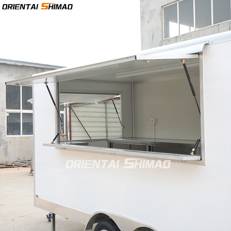 Oriental Shimao Most Popular Food Trailer Fast Food Cart with COC CE Pizza Ice Cream Food Truck Truck Turkey europe