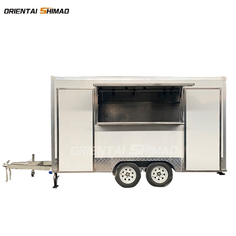 Oriental Shimao Street snack vending equipment newly 3.7m food trailer Ice Cream Cart in Australia