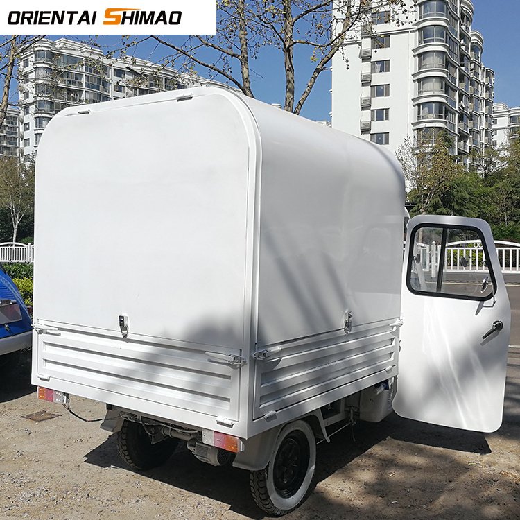 Oriental shimao 3 wheel food cart tricycle food truck for sale