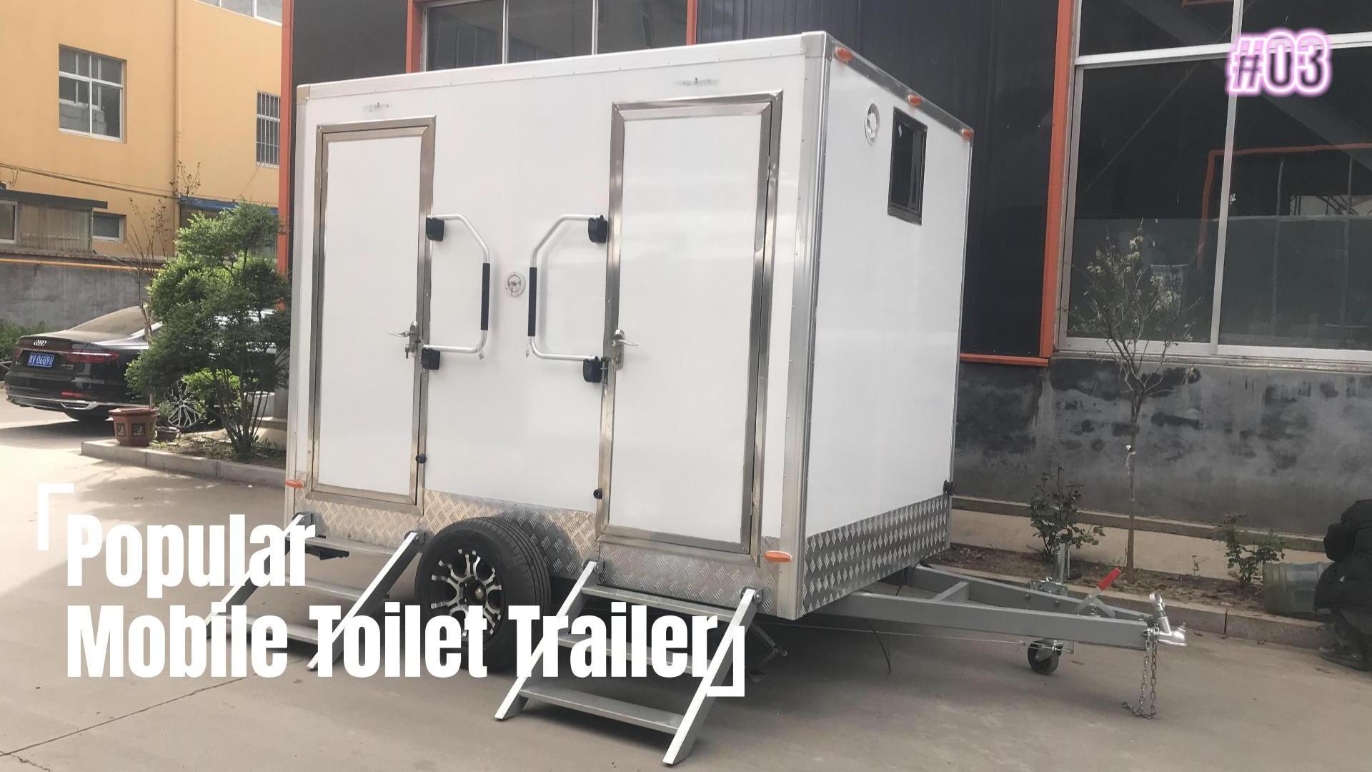 ORIENTAL SHIMAO Luxury VIP Mobile Toilet Trailer with Sandwich Panel Includes Toilet and Shower Available for Sale