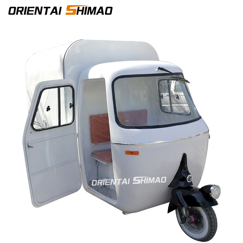 Oriental shimao 3 wheel food cart tricycle food truck for sale