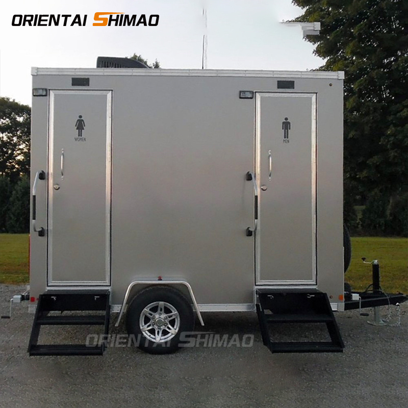 Customized Luxury Restroom Toilets Bathroom Mobile Toilets Outdoor Portable Toilet With Shower