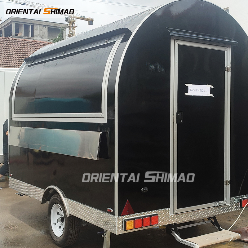 Oriental Shimao Catering Kebab Coffee Vendor Towing Supplies Support Mobile Cart Small Chicken Food Track Bakery Caravan Trailer