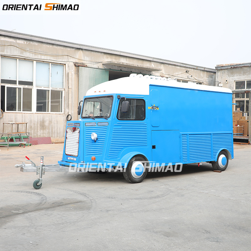 Consession Chinese cheap Modern design mobile vending van electric food truck high quality food truck street food cart