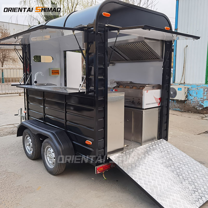 food vending van catering trailer retro truck electric usa mobile horse box food trailers for sale