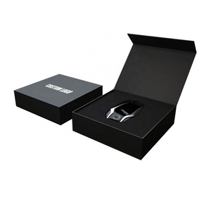 Customized high end white black car key packaging gift box