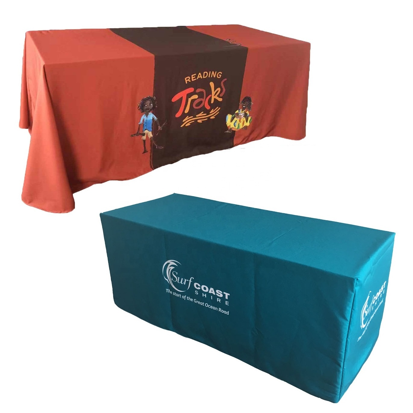 Wholesale Custom Rectangular Solid Fitted Stretch Spandex 6 Foot Protector Table Cloths Cover for Party Events