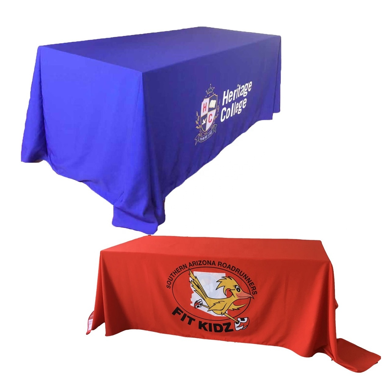 Wholesale Custom Rectangular Solid Fitted Stretch Spandex 6 Foot Protector Table Cloths Cover for Party Events