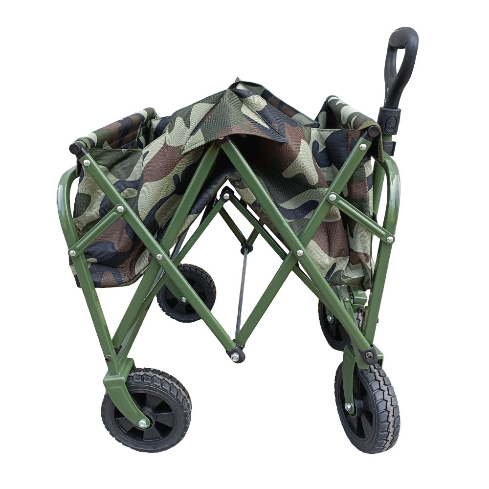 Customized Outdoor fashionable cart Folding pet wagon with four wheels