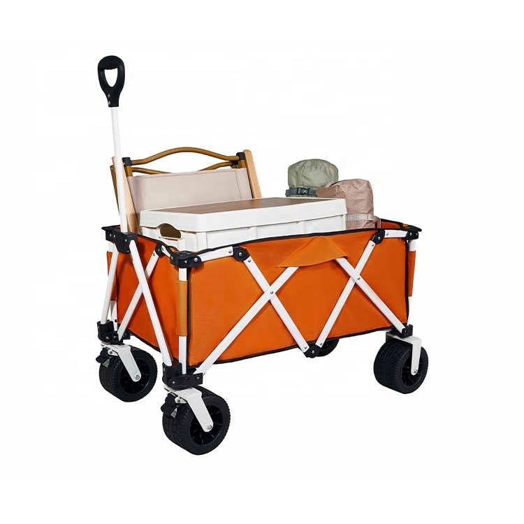 Heavy Duty  Collapsible Utility Picnic Cart With 7