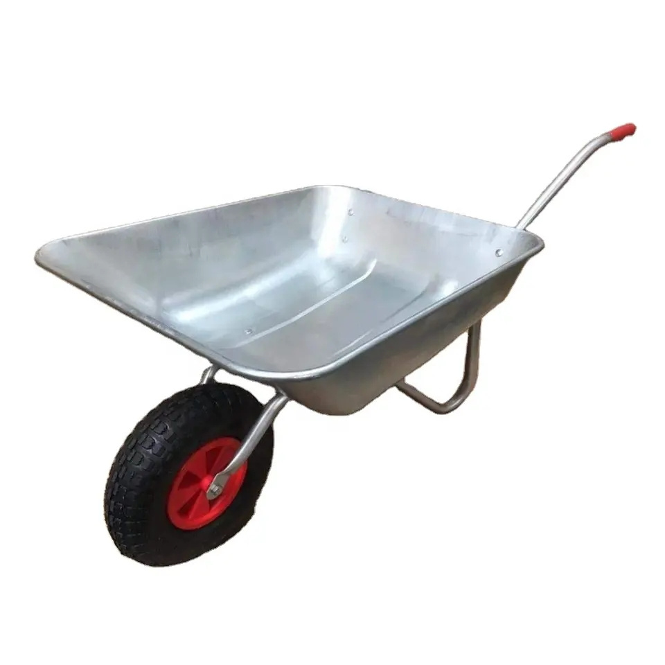 Metal Construction  Aluminum Cart Iron Wheelbarrow