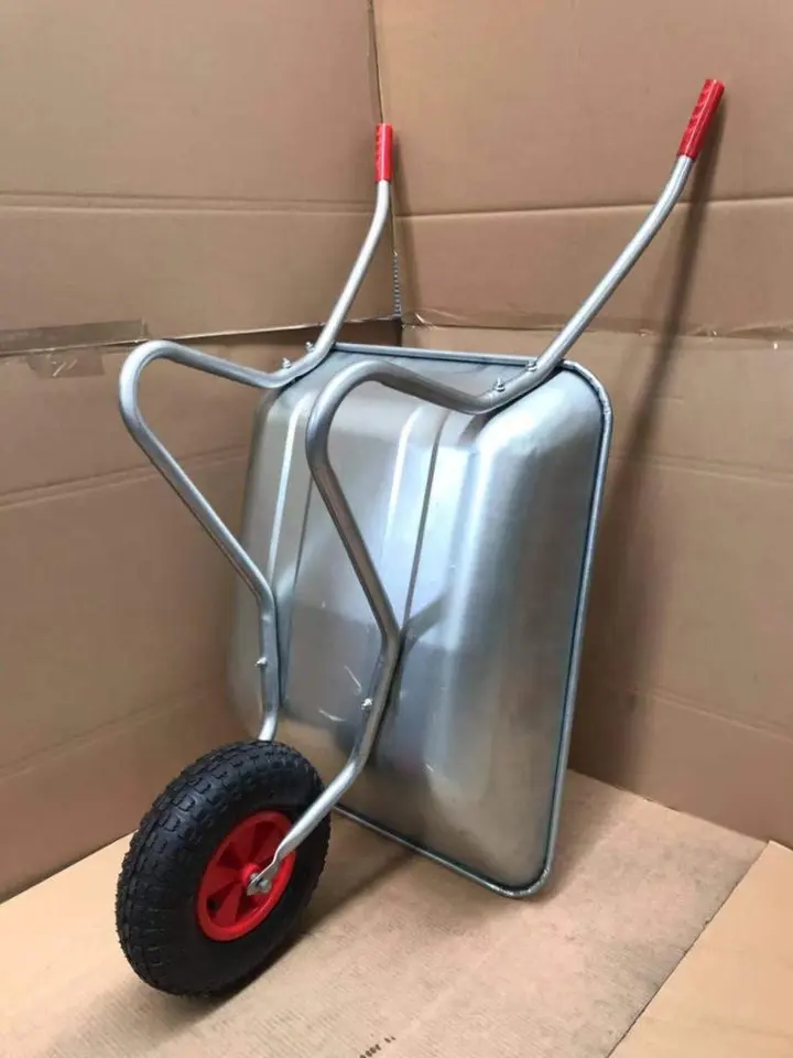 Metal Construction  Aluminum Cart Iron Wheelbarrow