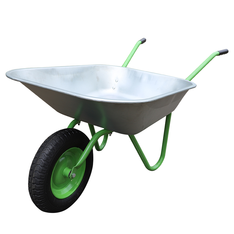 Metal Construction  Aluminum Cart Iron Wheelbarrow