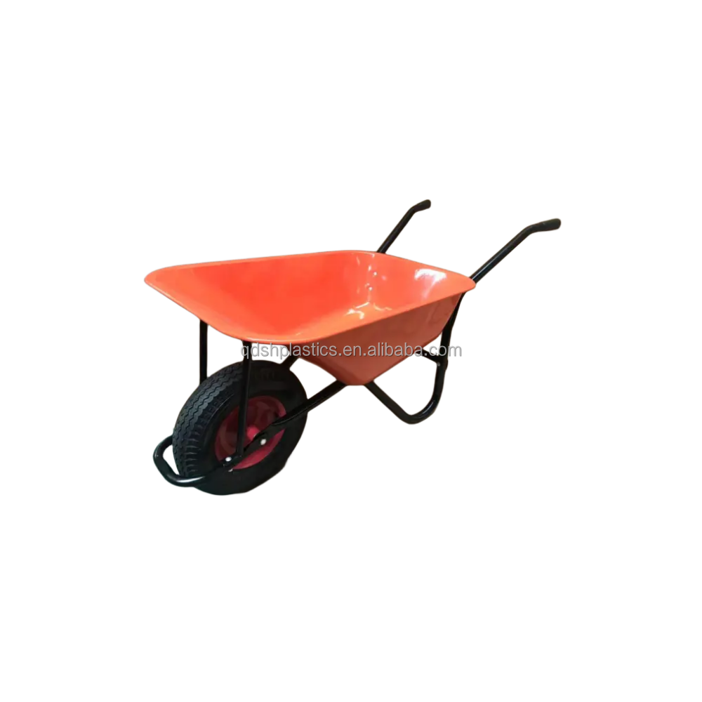 Heavy Duty Metal Construction Brick Barrow Wheelbarrow