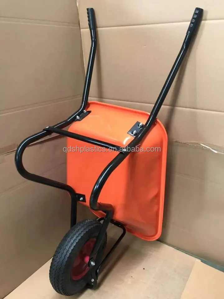 Heavy Duty Metal Construction Brick Barrow Wheelbarrow