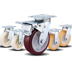 Industrial Casters Wheels Furniture Medical Swivel Castor Scaffolding Casters Designer Heavy Duty Caster Wheel for Trolley