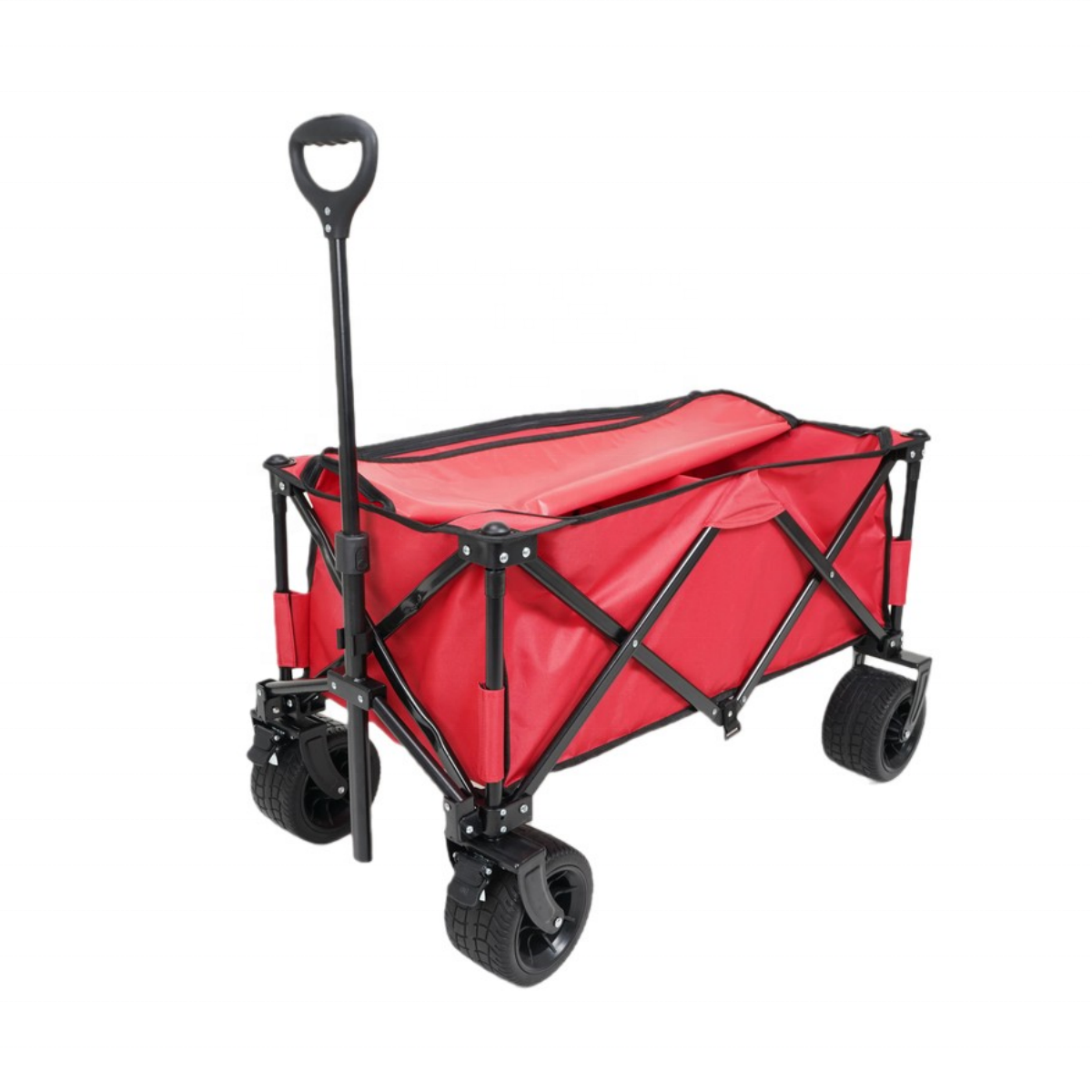 New design garden utility cart collapsible folding outdoor utility wagon