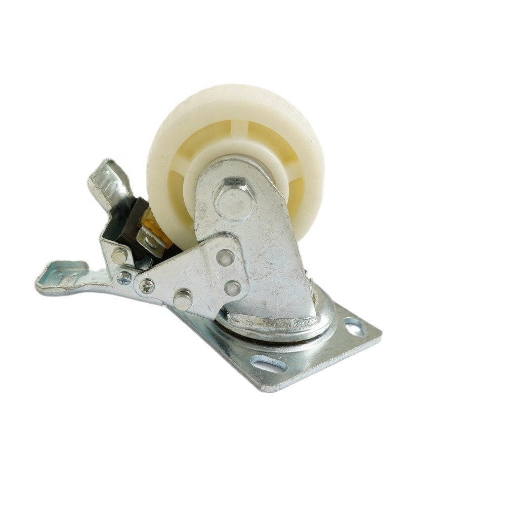 Small Swivel Caster Wheels Metal 25mm Heavy Duty Rigid Caster Wheel