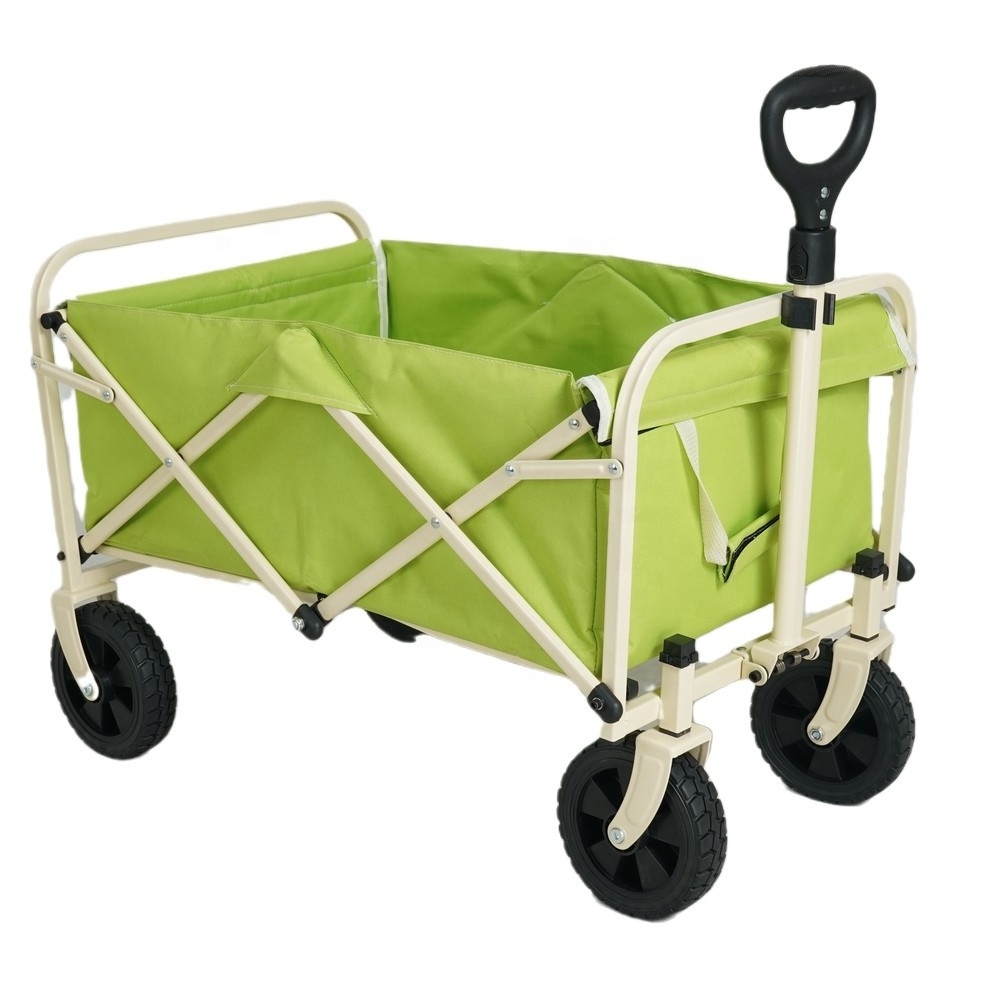 Utility Dog Cart Pet Wagon, Small Size Portable Folding Wagon, Stylish Beach Trailer