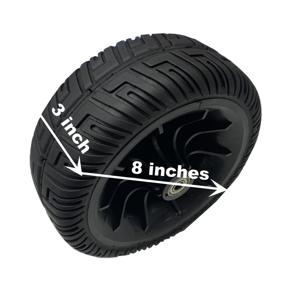 Wholesale 8 Inches Solid Rubber Wheel 3 Inches Solid Rubber Tires Wheels Used to Trolleys or Tools Cars