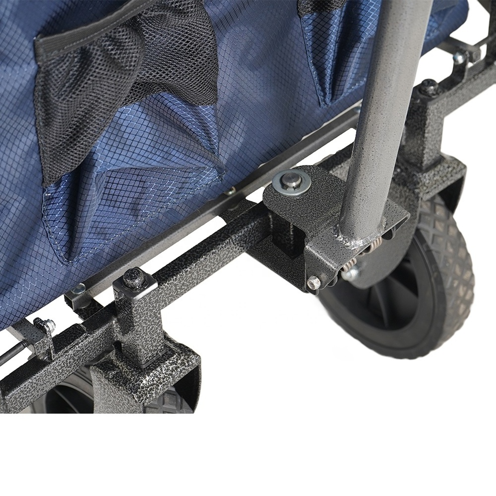 Carry Cart Wagon with Tailgate Outreach Carreta Plegable Para Jardn Hand Trolley Wagon