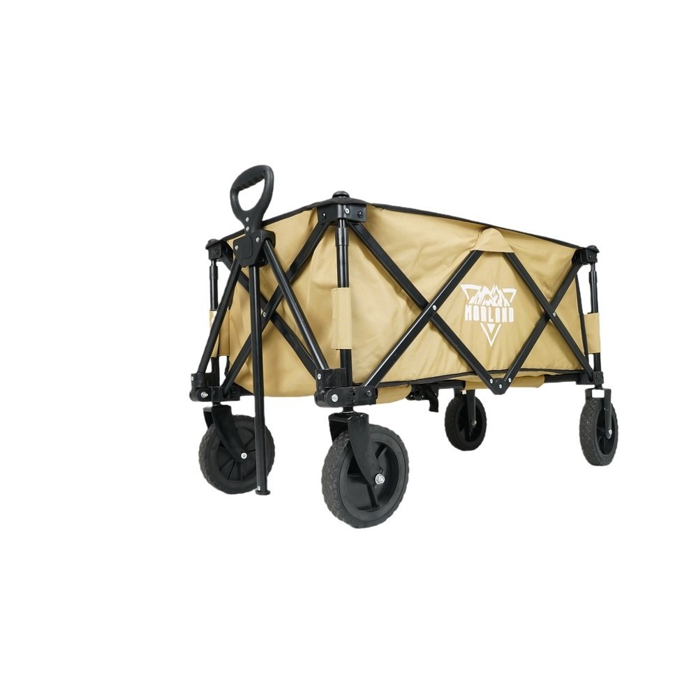 Professional Multipurpose Cart with Wheels Outdoor Camping Wagon Trolly Fold Cart