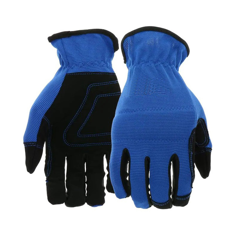 Construction Impact Protection General Purpose Mechanic Light work anti vibration padded palm Work Workout Gloves digging raking