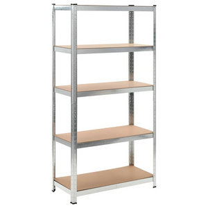 Shelving Unit - Garage Shed Storage 180x90x40 CM 5 Tier Racking Shelves Storage