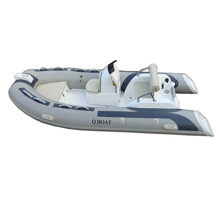 Customer 6 Persons RIB390 Inflatable Boat Semi Rigid Boat