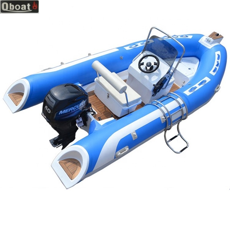 CE Cetifiate 6 Persons 14FT Rib Boat Inflatable Boat Rib Sea Fishing Boat