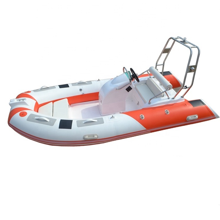 Customer 6 Persons RIB390 Inflatable Boat Semi Rigid Boat