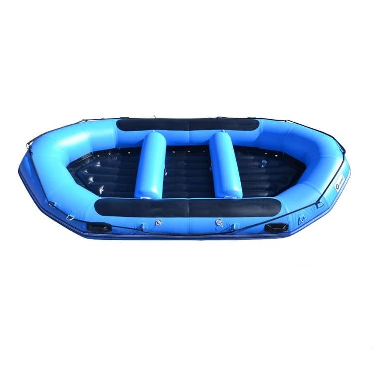 Inflatable Boat Whitewater 8 Persons River Inflatable Raft Boat Drifting Float Bottom River Rafts