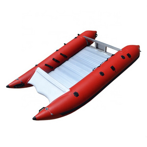 CE Double-side Pvc Coating Used Rescue Boat 3.8m Inflatable Speed Boat