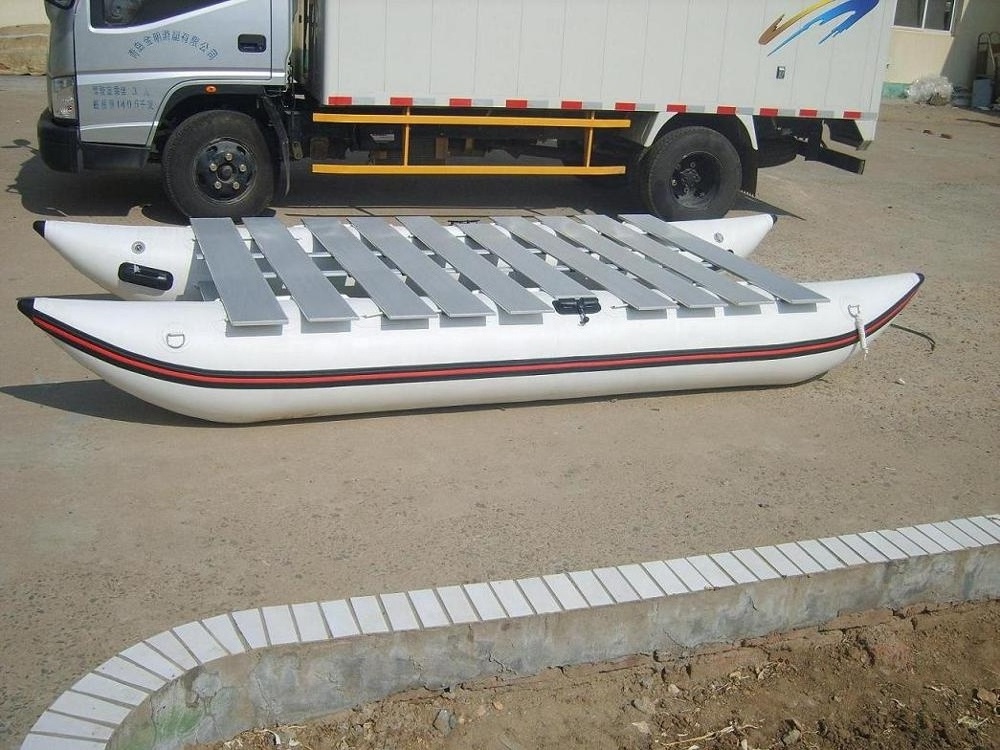 (CE) China Manufacturers 6 Persons Fishing BoatInflatable Pontoon Boats For Sale