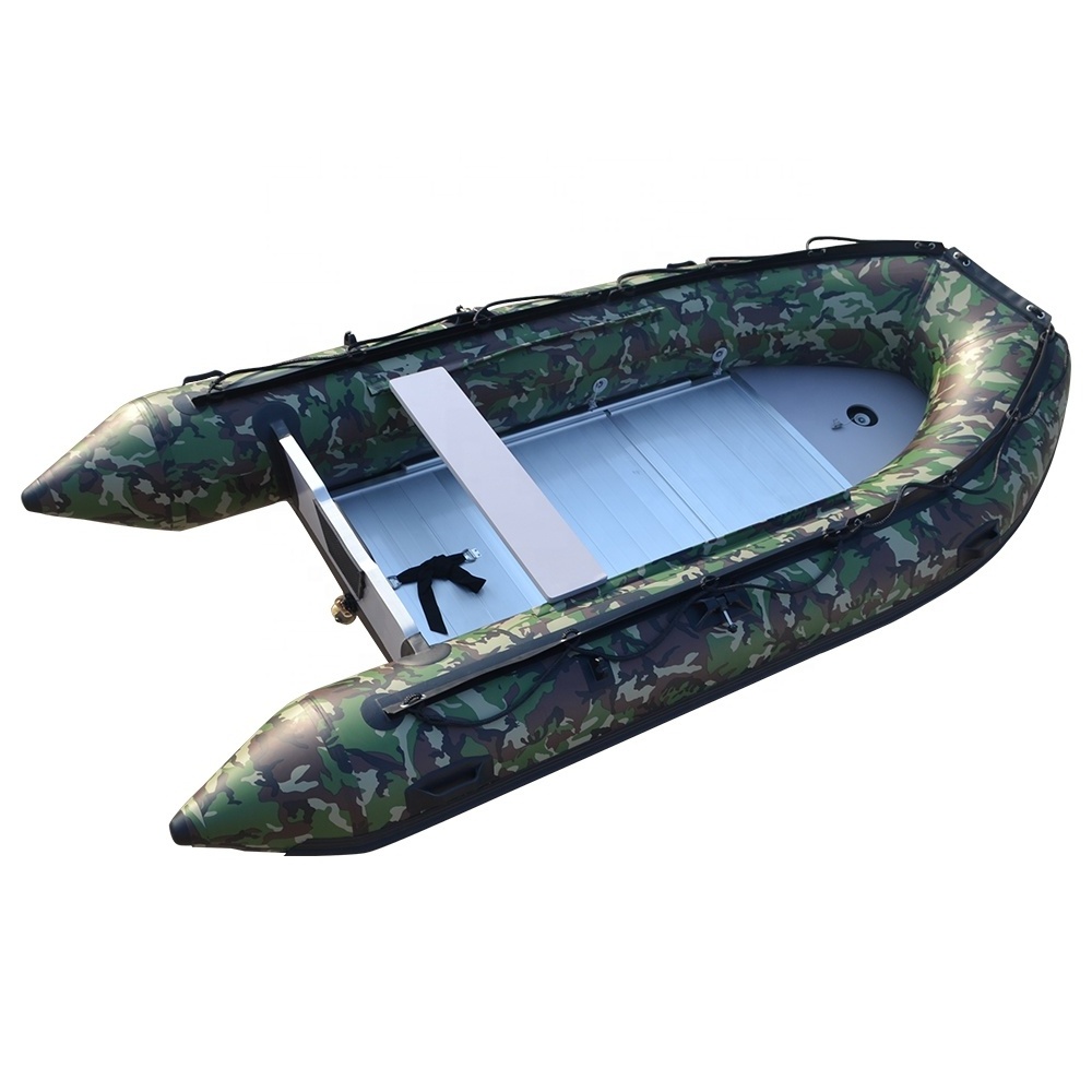 8 passengers 4.3m folding aluminum hull inflatable sport boat for sale