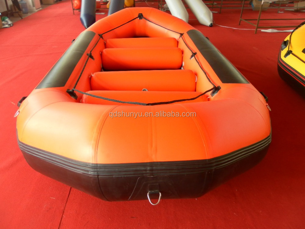 CE Hypalon Or 1.8mm Pvc 10 Persons 4.8m Self Inflating Life Raft Inflatable Raft