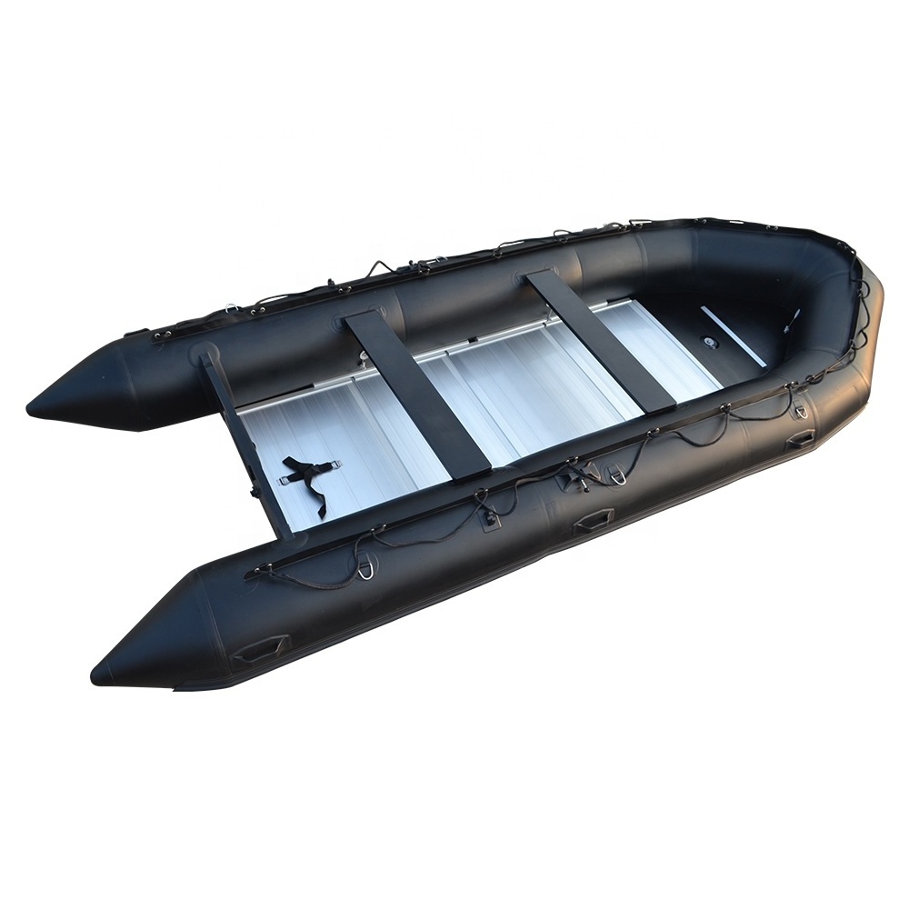 8 passengers 4.3m folding aluminum hull inflatable sport boat for sale