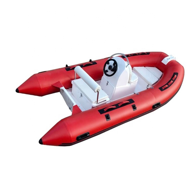 CE Approved 12-Foot Rigid Inflatable FRP Boat Rowing Boat