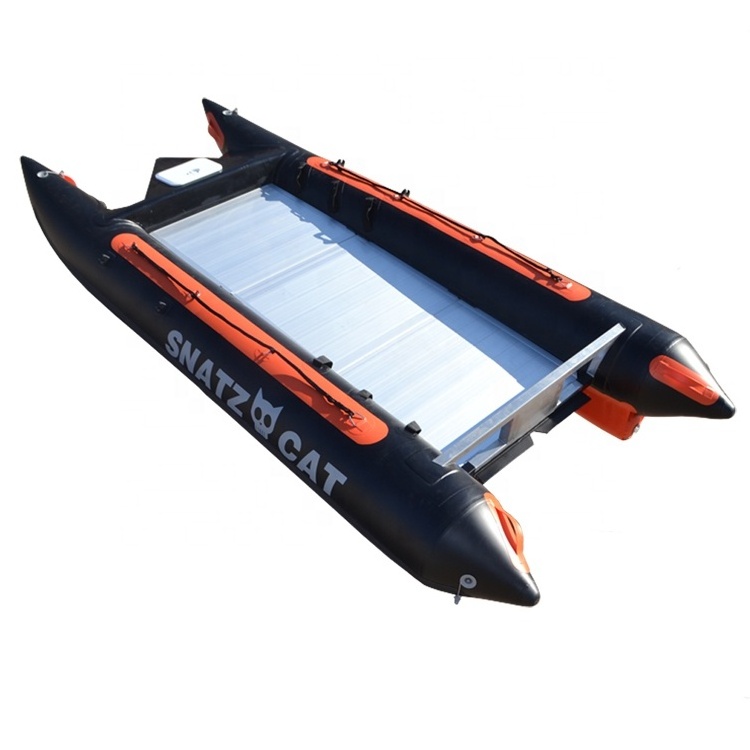 CE Double-side Pvc Coating Used Rescue Boat 3.8m Inflatable Speed Boat