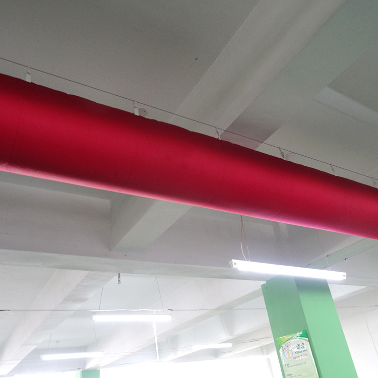 HVAC system air conditioner using fabric air duct with different design for shop market,factory,gym ventilation