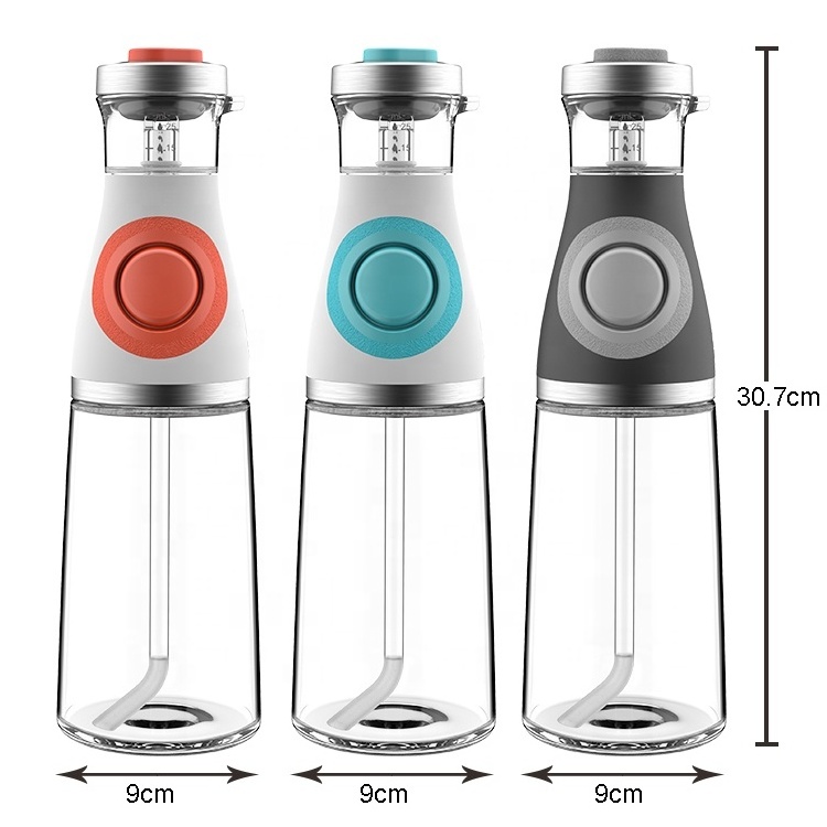 Wholesale  measured oil bottle/ best selling drip-less glass oliver dispenser