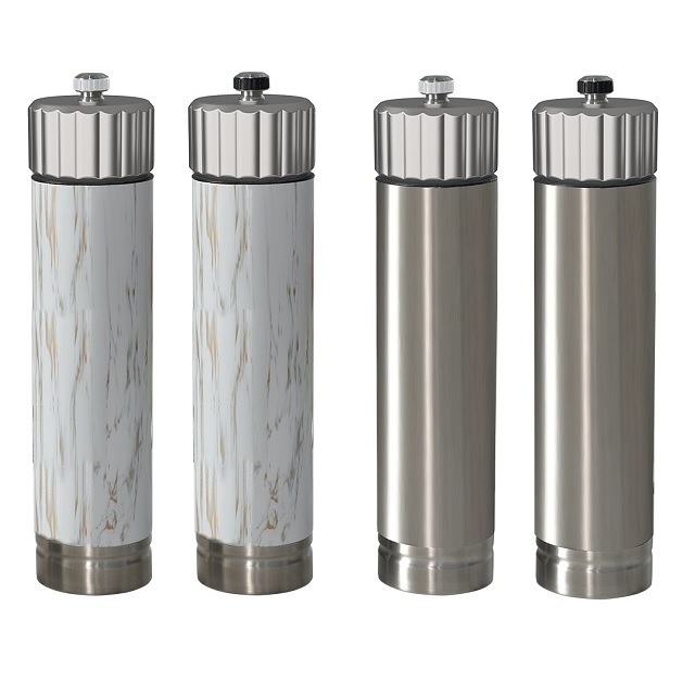 Hot Selling Stainless Steel Salt and Pepper Grinder, Elegant and Adjustable Pepper Mill