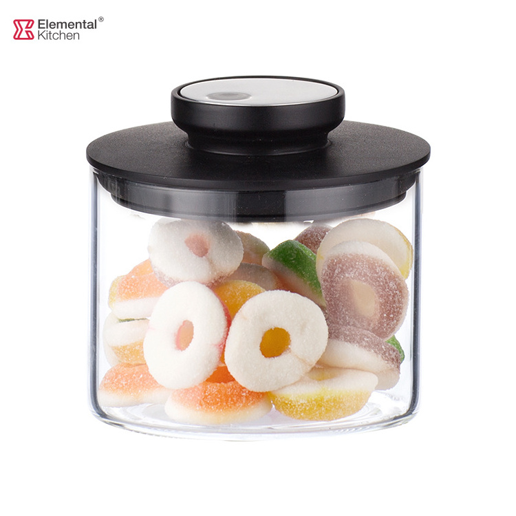 500ml 1000ml 1800ml glass food container storage jar home storage & organization set