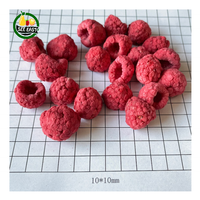 China Dry Fruit Freeze Dried Raspberry Emergency Fruit Exotic Powder Frozen Berries Grade A Dhydrated Raspberries