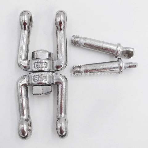 Stainless Steel Swivel Jaw & Jaw With Allen Key Flush Pin Marine Hardware & Rigging