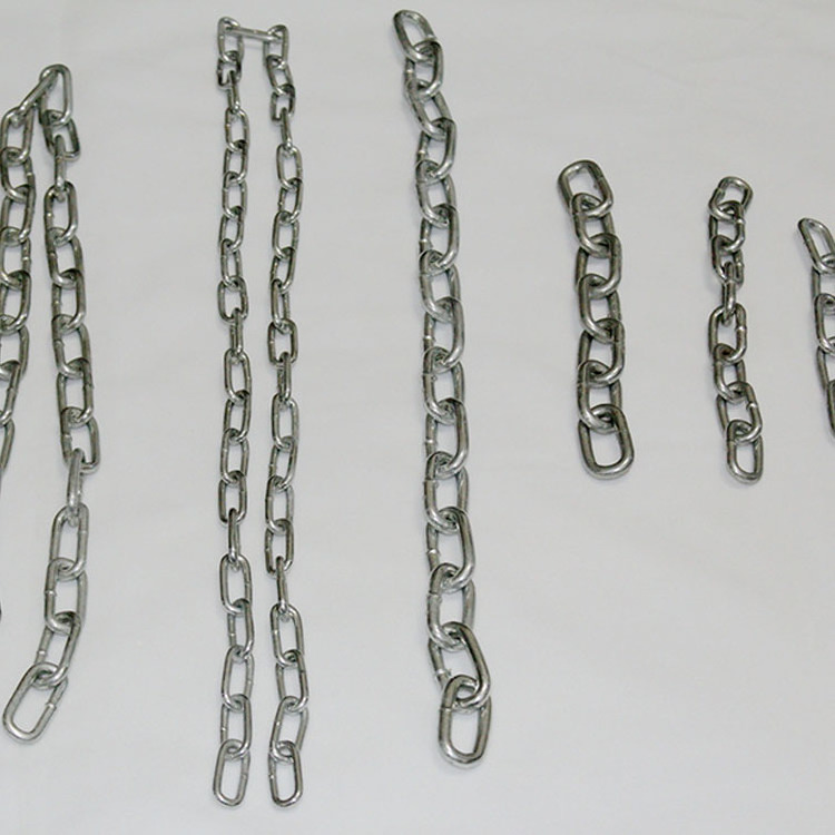 G30 G70 Galvanized Link Chain Stainless Steel Welded Link Chain