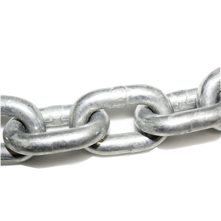 G30 G70 Galvanized Link Chain Stainless Steel Welded Link Chain