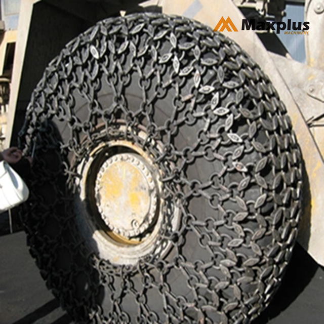 Wholesale 26.5-25 Steel Forged Wheel Loader Tyre Protection Chains For  Mine Field